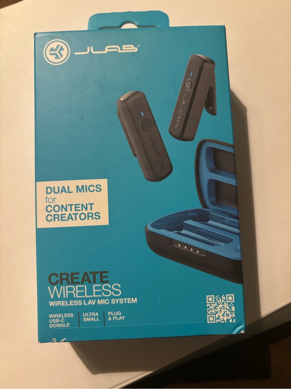 JLab Dual Wireless Lavalier Mic System – Black